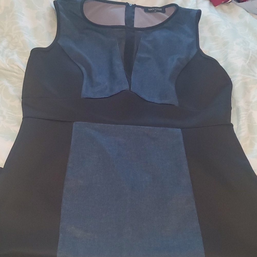 Fashion to Figure Colorblock Dress